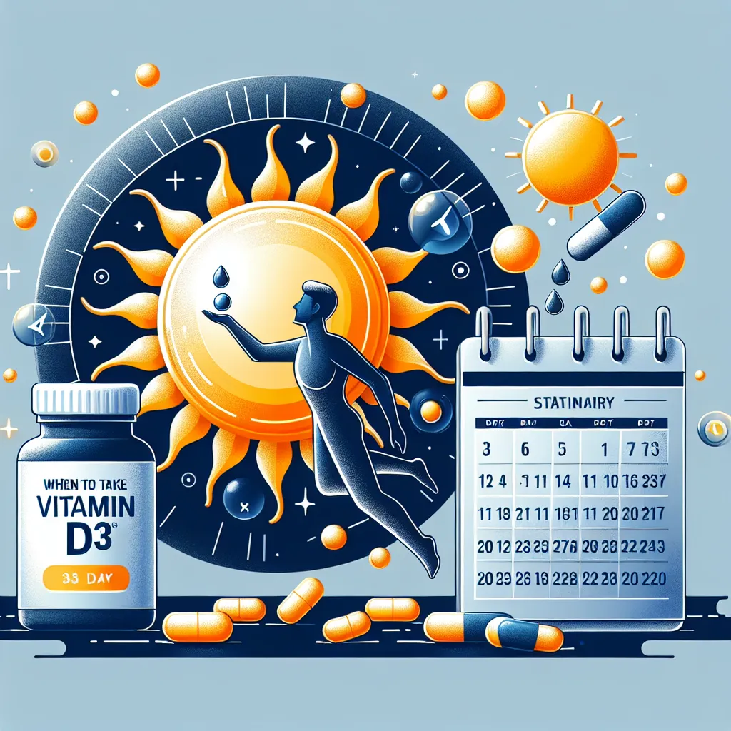 Kiedy przyjmować witaminę D3, aby zwiększyć jej skuteczność
